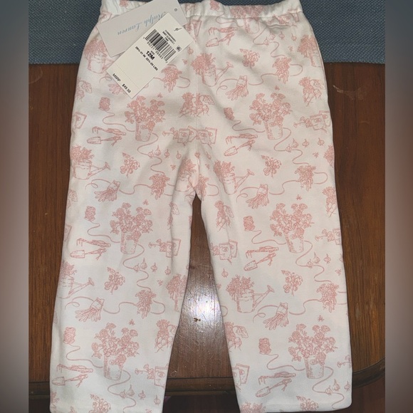 Ralph Lauren Pants Pink Garden Toile - Picture 2 of 2